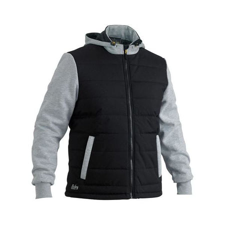 Bisley Flx & Move Contrast Puffer Fleece Hoodie (BJ6944) - Ace Workwear