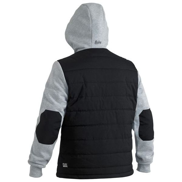 Bisley Flx & Move Contrast Puffer Fleece Hoodie (BJ6944) - Ace Workwear