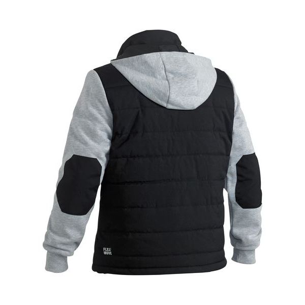 Bisley Flx & Move Contrast Puffer Fleece Hoodie (BJ6944) - Ace Workwear
