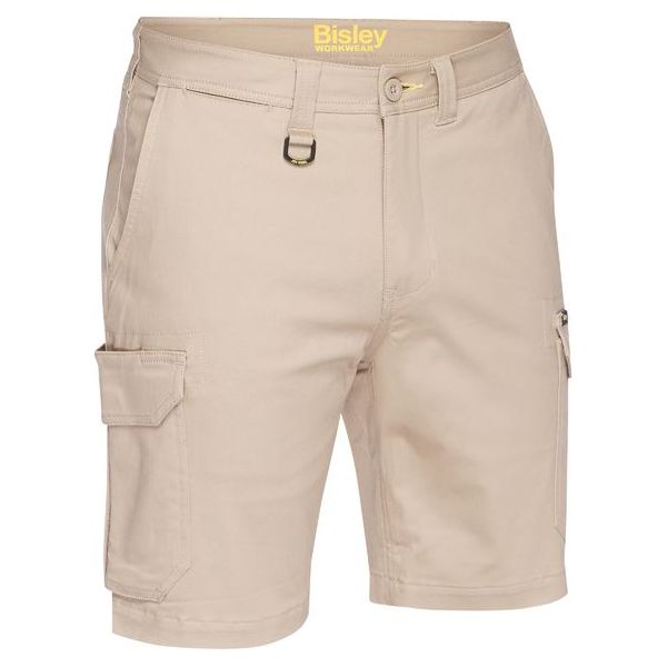 Bisley Mens Stretch Cotton Cargo Shorts (BSHC1008) - Ace Workwear