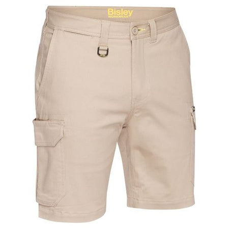 Bisley Mens Stretch Cotton Cargo Shorts (BSHC1008) - Ace Workwear