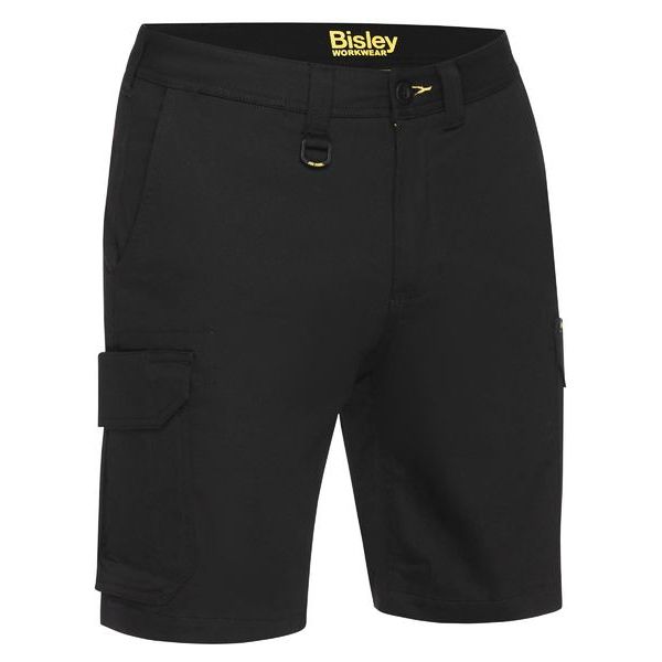 Bisley Mens Stretch Cotton Cargo Shorts (BSHC1008) - Ace Workwear