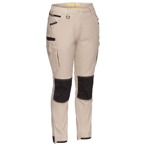 Bisley Womens Mid-Rise Flx & Move Straight Leg Cargo Pants (BPL6044) (Clearance) - Ace Workwear