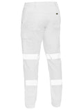 Bisley Modern Fit Taped Biomotion Stretch Cotton Drill Cargo Cuffed Pants (BPC6028T)