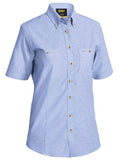 Bisley Womens Short Sleeve Chambray Shirt (BL1407)