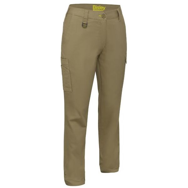 Bisley Womens Stretch Cotton Cargo Pants (BPLC6008) - Ace Workwear