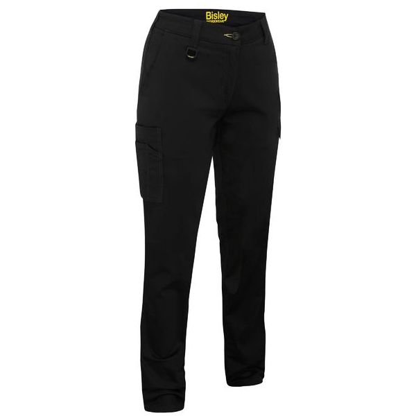 Bisley Womens Stretch Cotton Cargo Pants (BPLC6008) - Ace Workwear