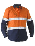 Bisley Recycle Taped Two Tone Hi Vis Drill Shirt (BS6996T)