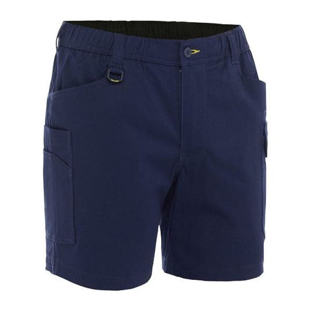 Bisley Stretch Cotton Elastic Waist Cargo Shorts (BSHC1018) - Ace Workwear
