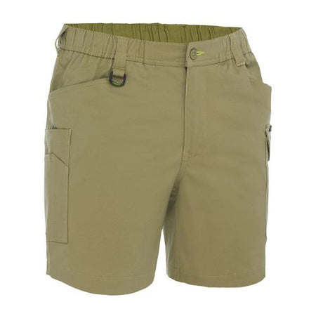 Bisley Stretch Cotton Elastic Waist Cargo Shorts (BSHC1018) - Ace Workwear