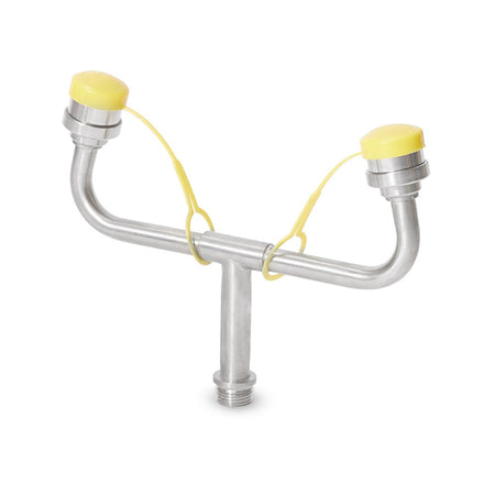 Pratt Eyewash Nozzle Assembly S/Steel With Yellow Dust Cap Suits SE693 And FTL Eyewash (570004) - Ace Workwear