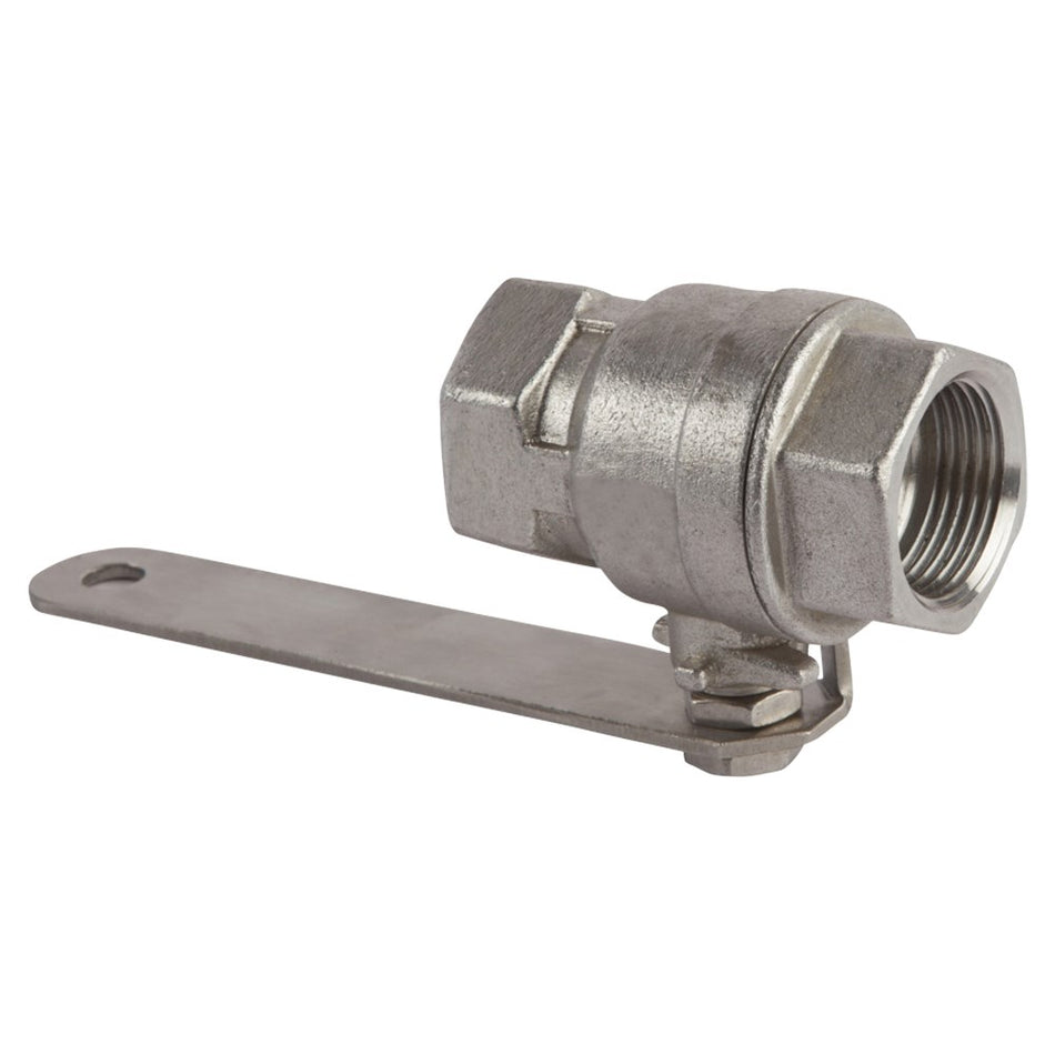 Pratt 25Mm S/Steel Ball Valve With Lever Arm Suits All Elite Showers (570014) - Ace Workwear
