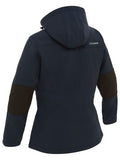 Bisley Womens Flx & Move Soft Shell Jacket With Zip Off Detachable Hood (BLJ6570)