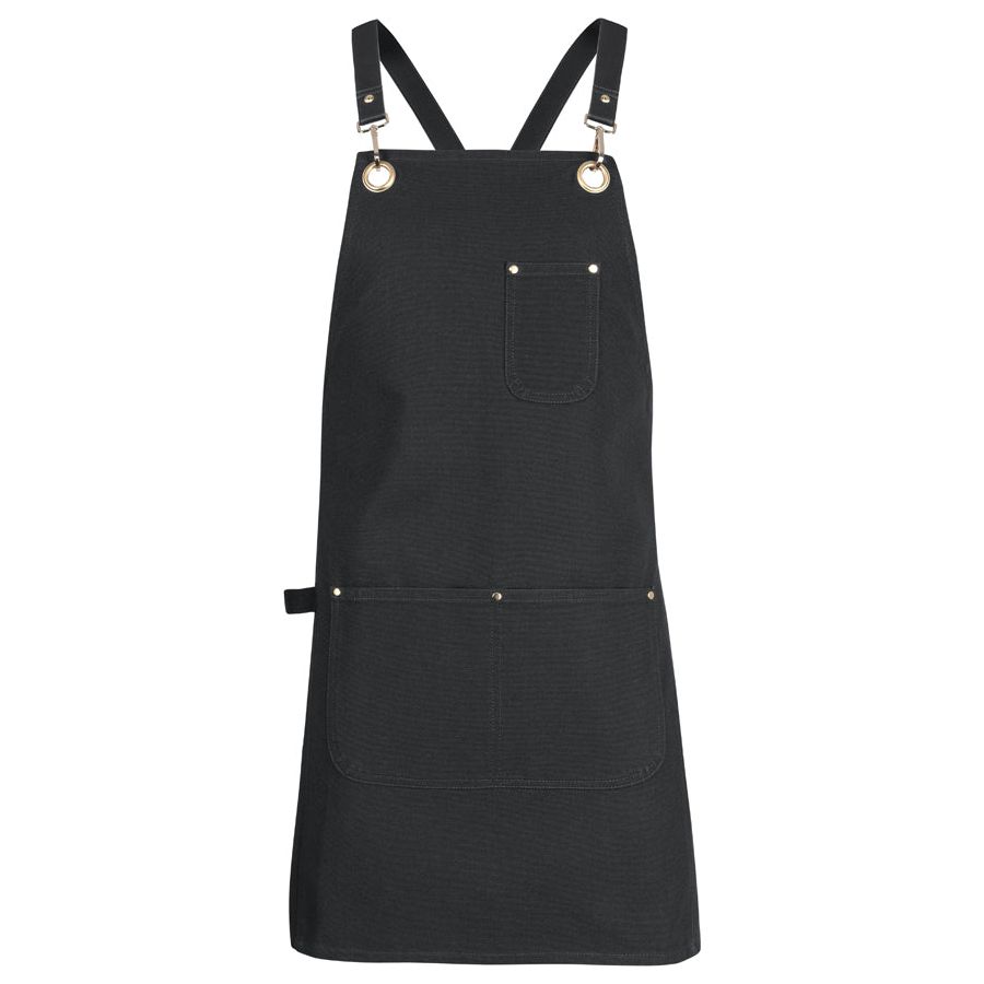 JB's 65x75 Brass Eyelet Canvas Apron With PU Strap (5ACBP) - Ace Workwear