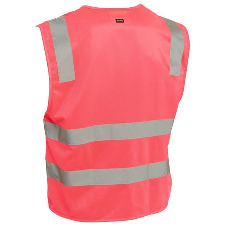 Bisley Taped Hi Vis Safety Zip Vest (BV0341T) - Ace Workwear