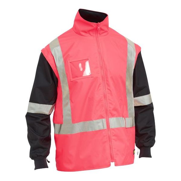 Bisley Taped 5 In 1 Rain Jacket (BK6975) - Ace Workwear