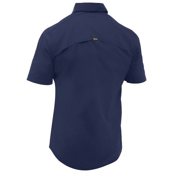 Bisley Mens X Airflow Stretch Ripstop Short Sleeve Shirt (BS1490) - Ace Workwear
