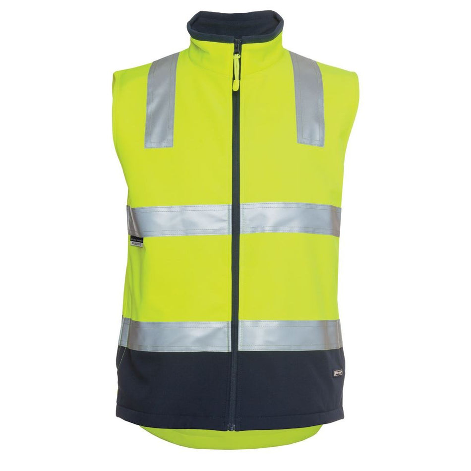 JB's Wear Hi Vis (D+N) Softshell Vest (6D4LK)