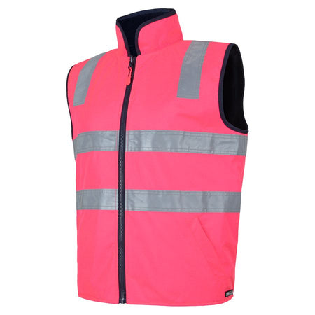 JB's Hi Vis 4602.1 (D+N) Reversible Vest (6D4RV) - Ace Workwear