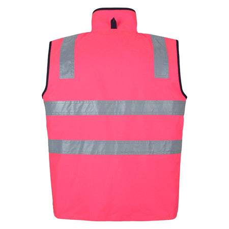 JB's Hi Vis 4602.1 (D+N) Reversible Vest (6D4RV) - Ace Workwear