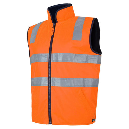 JB's Hi Vis 4602.1 (D+N) Reversible Vest (6D4RV) - Ace Workwear