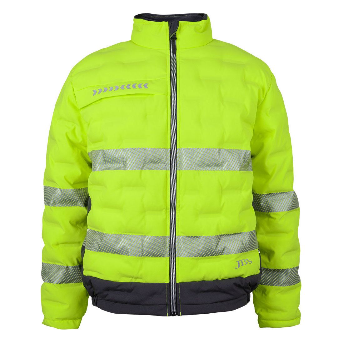 JB's Hi Vis (D+N) Graphese Puffer Jacket (6DGJ) - Ace Workwear