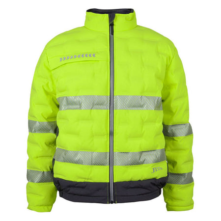 JB's Hi Vis (D+N) Graphese Puffer Jacket (6DGJ) - Ace Workwear