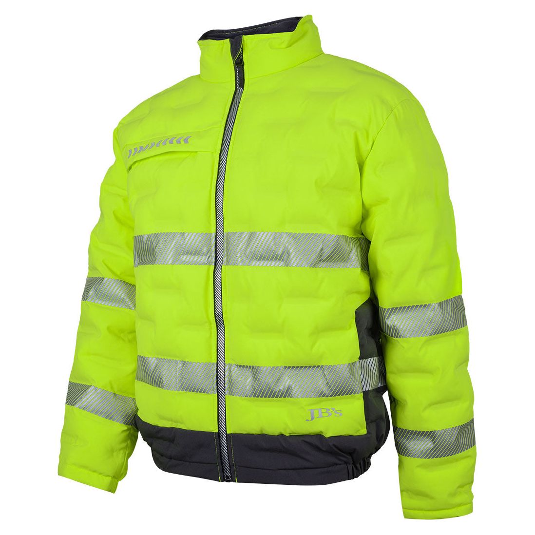 JB's Hi Vis (D+N) Graphese Puffer Jacket (6DGJ) - Ace Workwear
