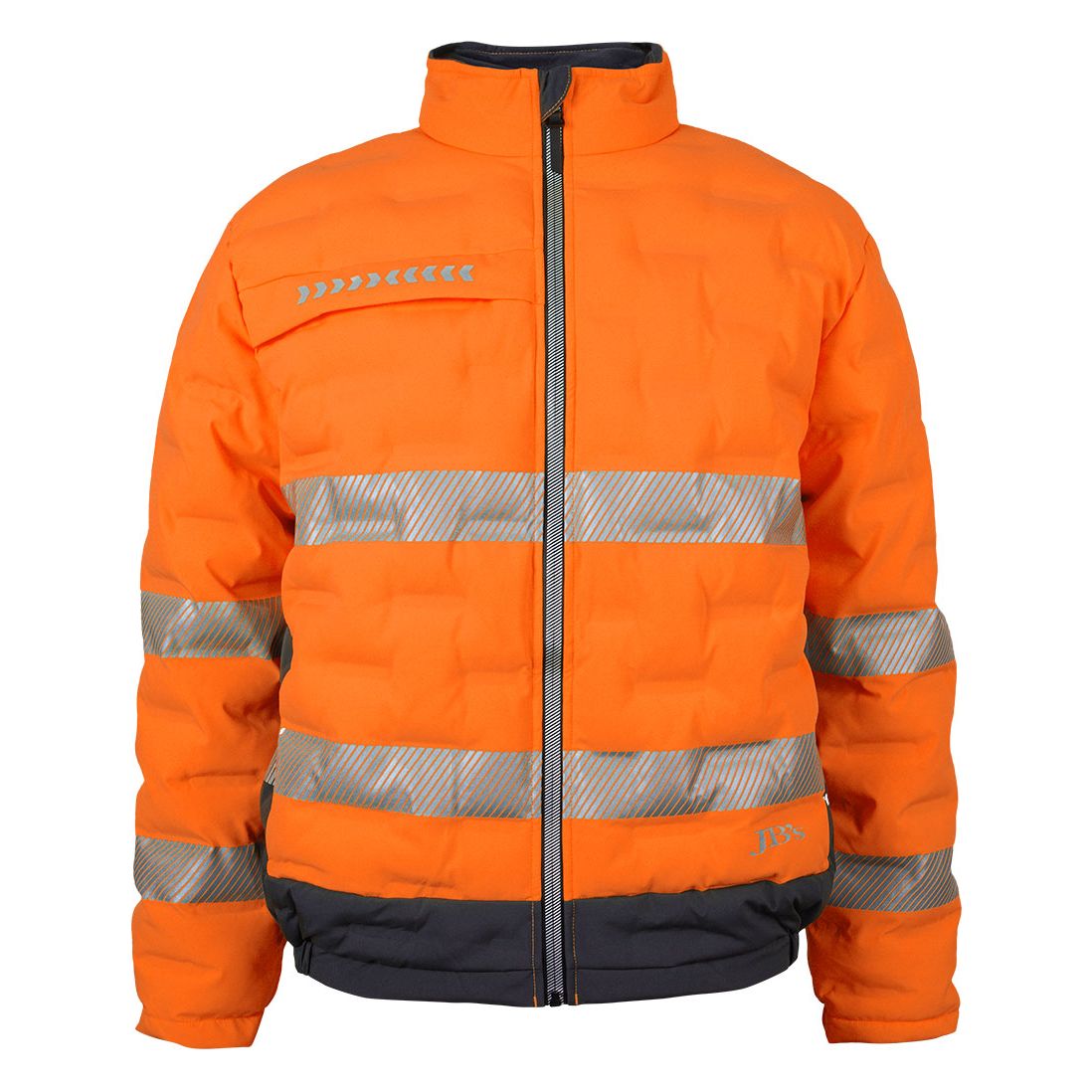 JB's Hi Vis (D+N) Graphese Puffer Jacket (6DGJ) - Ace Workwear