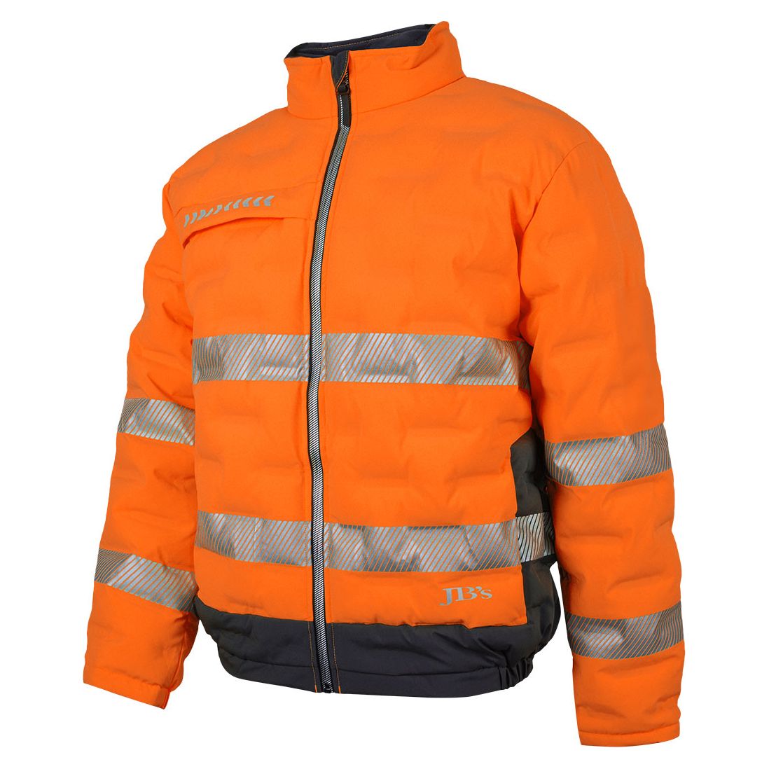 JB's Hi Vis (D+N) Graphese Puffer Jacket (6DGJ) - Ace Workwear