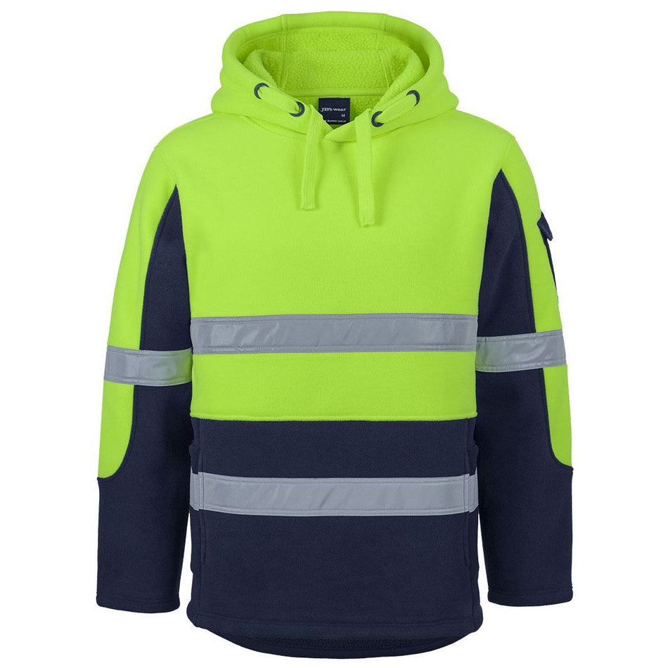 JB's Hi Vis Day & Night 450GSM Pull Over Shepherd Hoodie (6DLP) - Ace Workwear