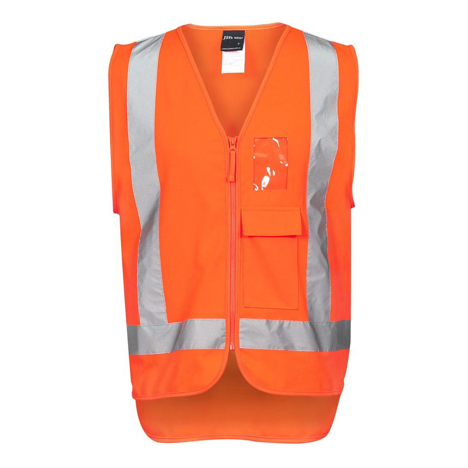 JB's Hi Vis Zip Day & Night TTMC-W Vest (6DNDT) - Ace Workwear