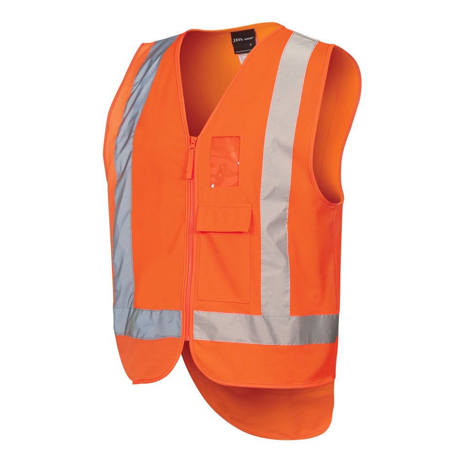 JB's Hi Vis Zip Day & Night TTMC-W Vest (6DNDT) - Ace Workwear