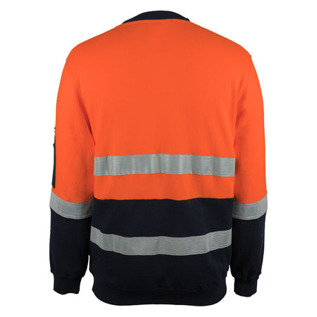 JB's HV (D+N) 310 Cotton Crew Neck Sweater (6DVCM) - Ace Workwear