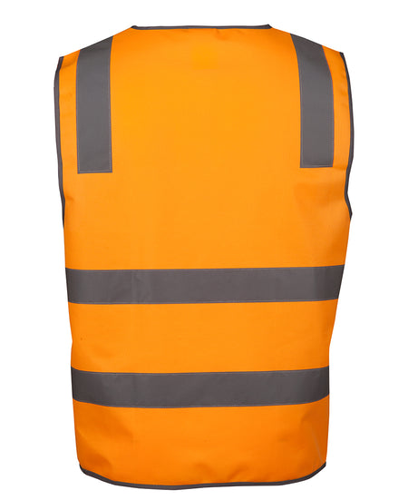 JB's Vic Rail Day & Night Zip Safety Vest (6DVSV) - Ace Workwear
