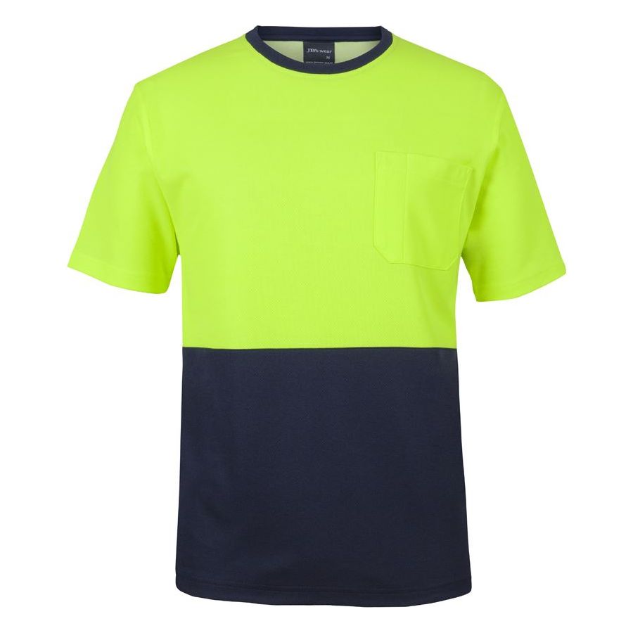 JB's Hi Vis Cotton Back Tee (6HCBT) - Ace Workwear