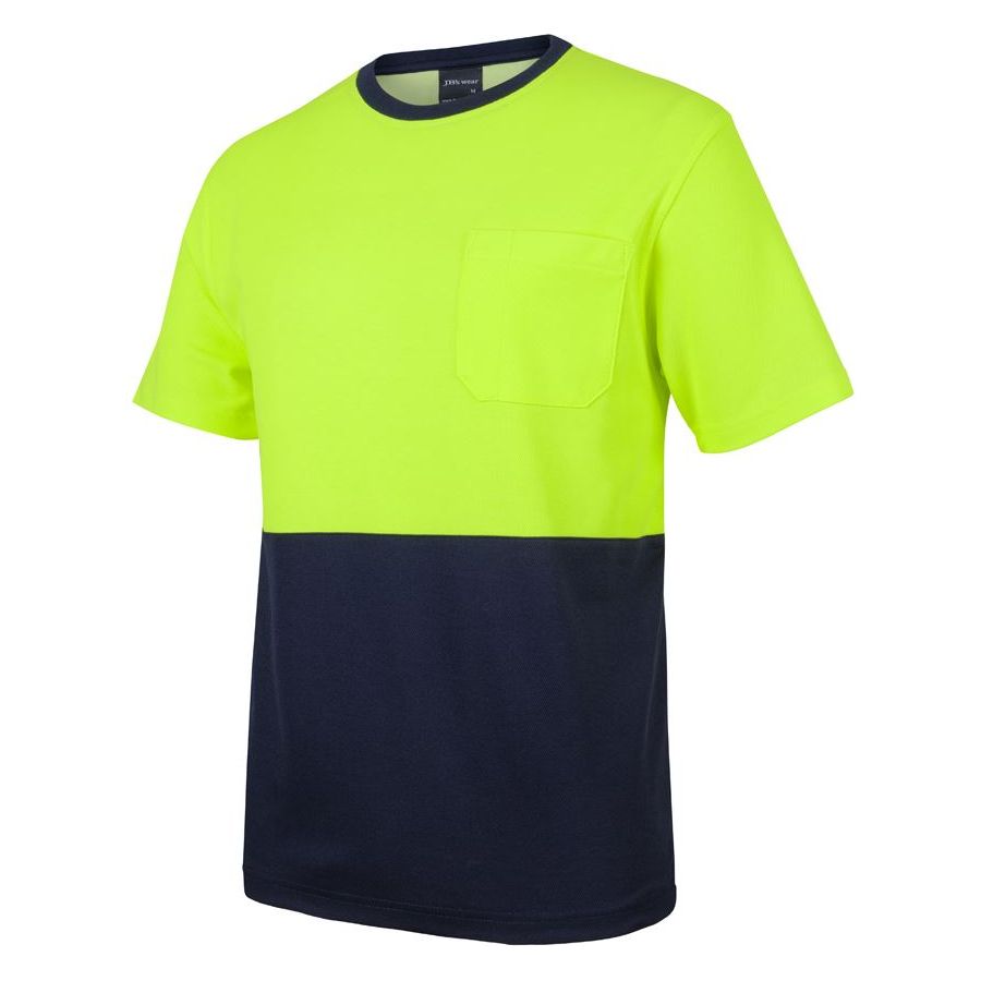 JB's Hi Vis Cotton Back Tee (6HCBT) - Ace Workwear