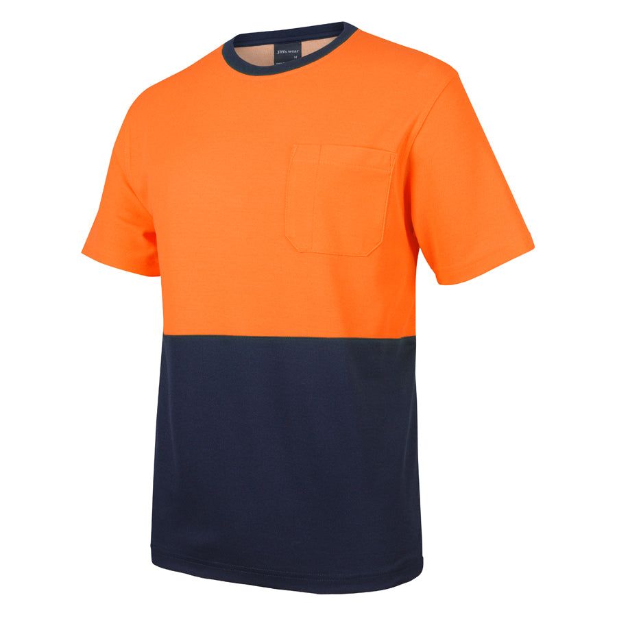 JB's Hi Vis Cotton Back Tee (6HCBT) - Ace Workwear