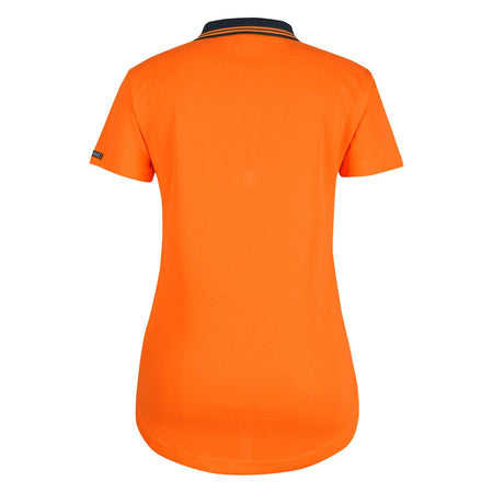 JB's Ladies Hi Vis S/S Drop Tail Polo (6HDS1) - Ace Workwear