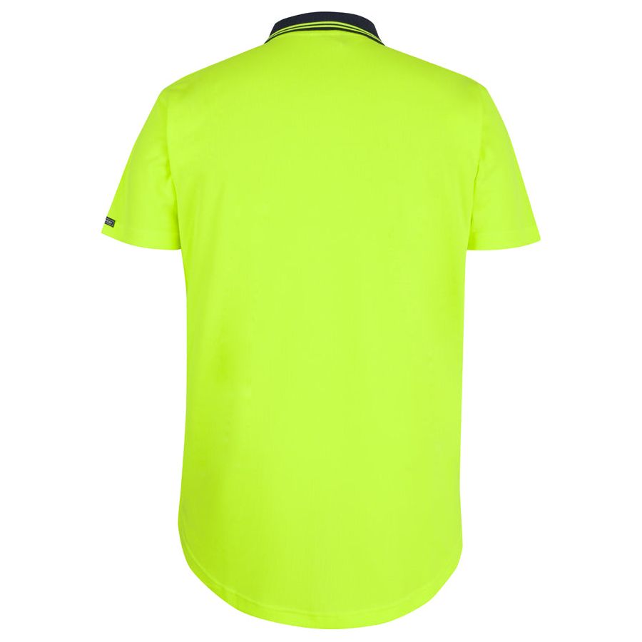 JB's Hi Vis S/S Drop Tail Polo (6HDS) - Ace Workwear
