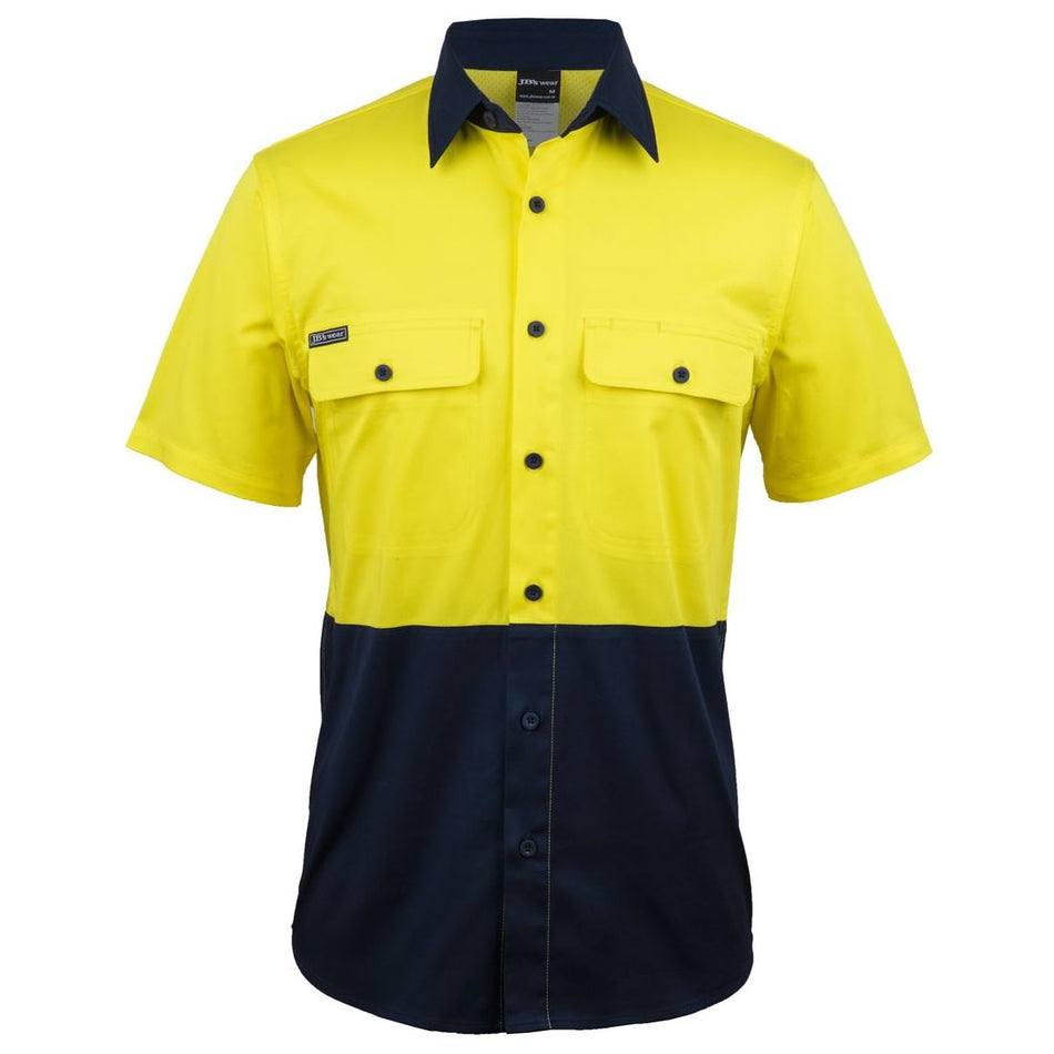 JB's HV S/S Stretch Work Shirt (6HSWS) - Ace Workwear
