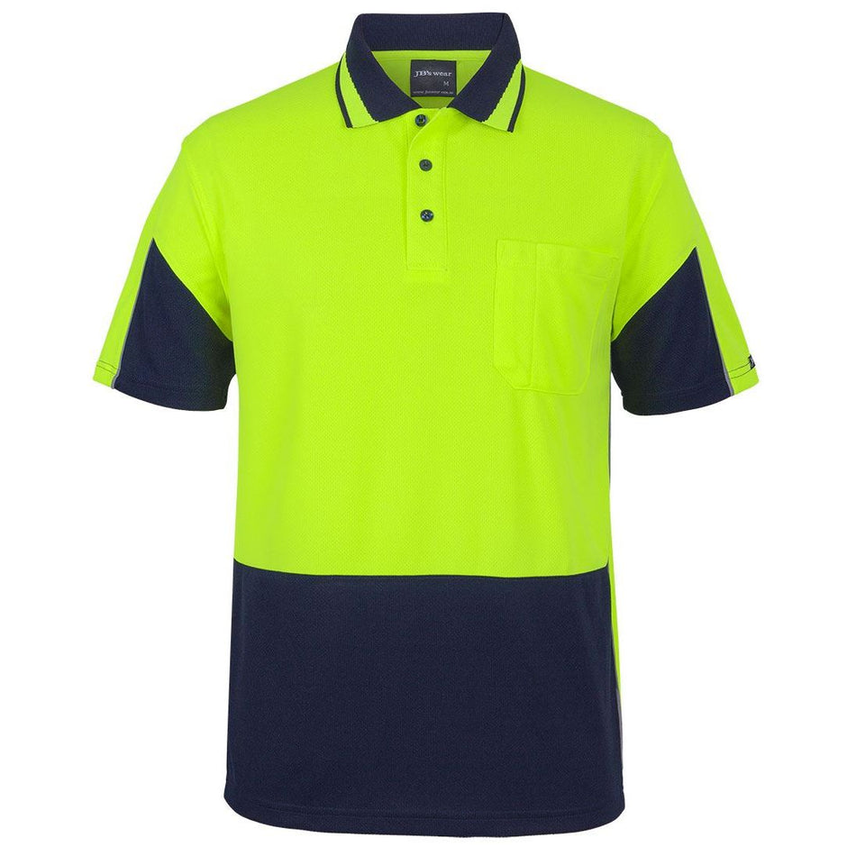 JB's Hi Vis Short Sleeve Gap Polo (6HVGS) - Ace Workwear