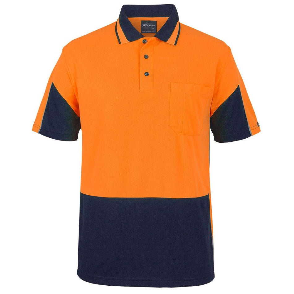 JB's Hi Vis Short Sleeve Gap Polo (6HVGS) - Ace Workwear