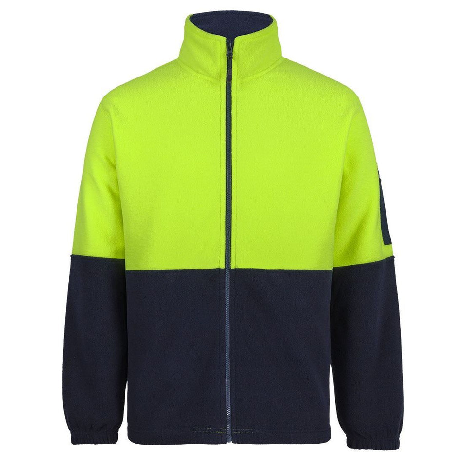 JB's Wear Hi Vis Full Zip Polar Fleece (6HVPE)