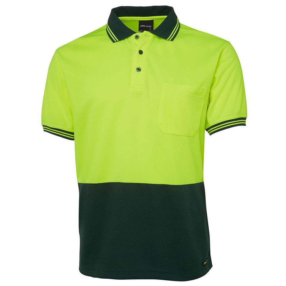 JB's Hi Vis Short Sleeve Traditional Polo (6HVPS) - Ace Workwear