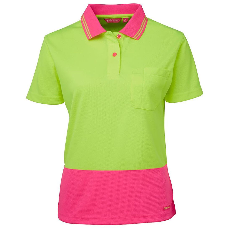 JB's Ladies Hi Vis Short Sleeve Comfort Polo (6LHCP) - Ace Workwear