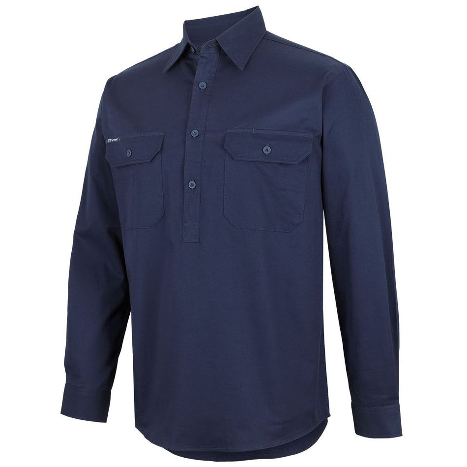 JB's Close Front Long Sleeve 150GSM Work Shirt (6WLCF) - Ace Workwear