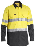 Bisley New Modern Work Fit Taped Hi Vis Ripstop Shirt With X Airflow Ventilation (BS6145T)