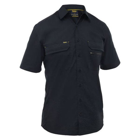Bisley Mens X Airflow Stretch Ripstop Short Sleeve Shirt (BS1490) - Ace Workwear