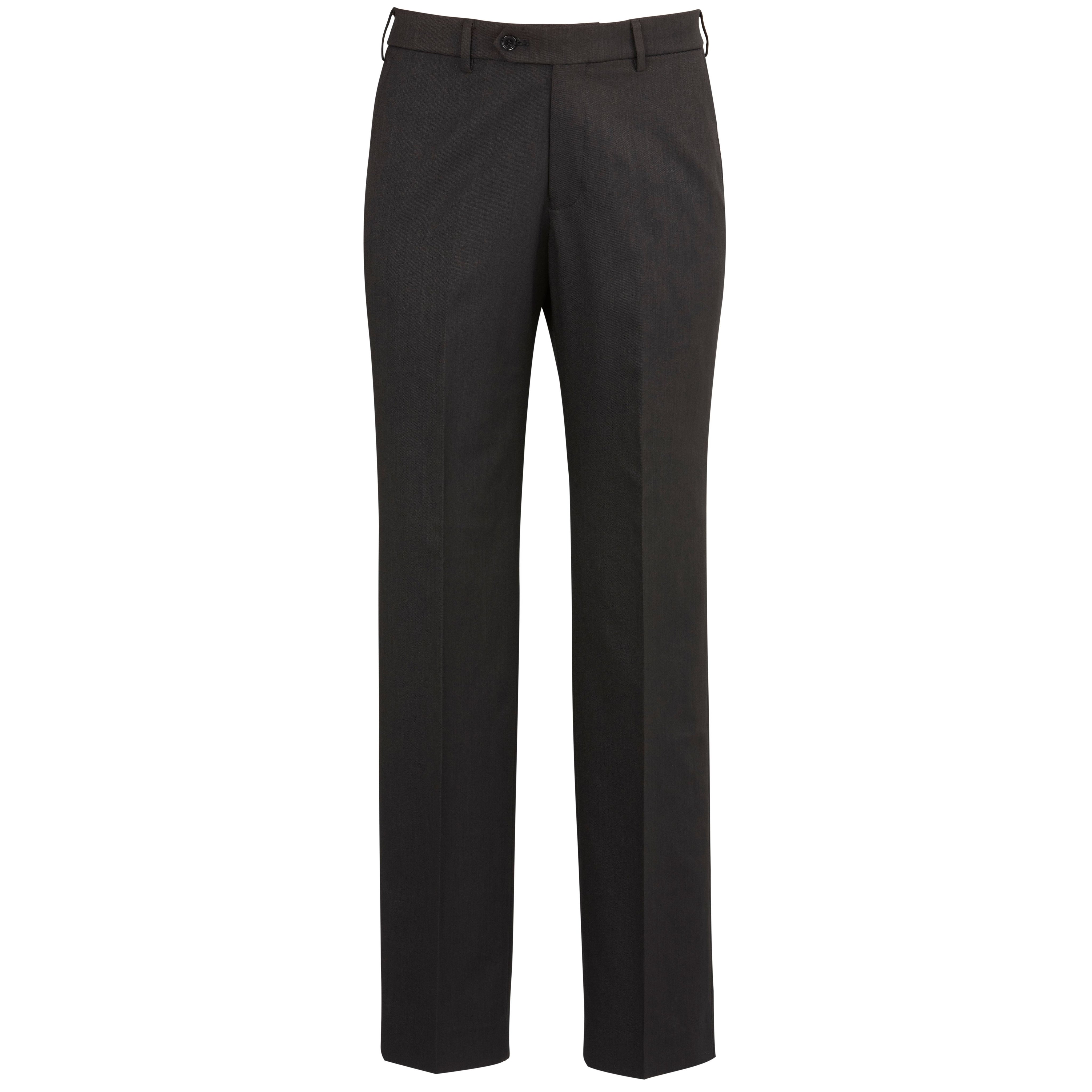 Biz Corporates Mens Flat Front Pant (70112) (Clearance) - Ace Workwear